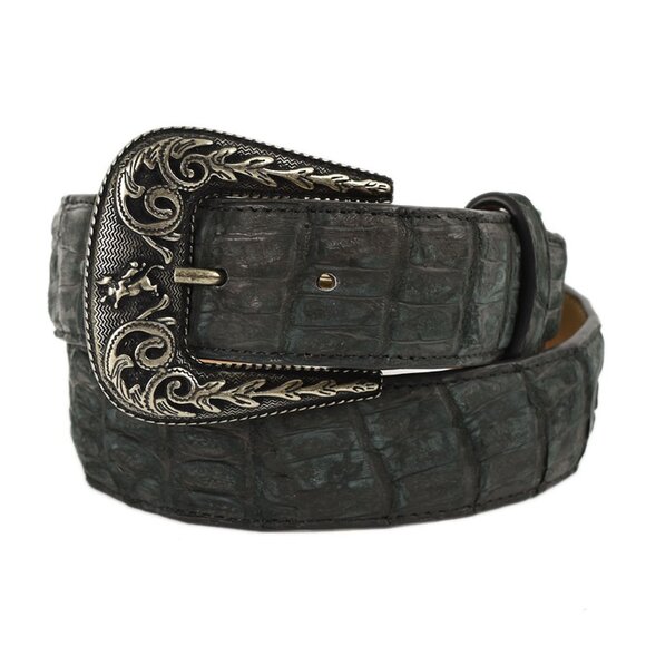 Cody James Other - Cody James Mens Black Nubuck Suede Caiman Leather Western Belt Size 32